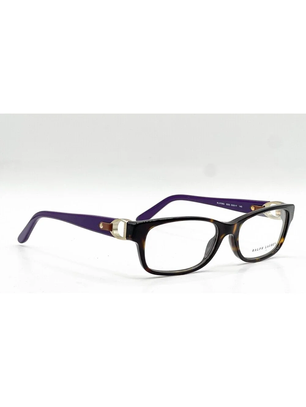 Ralph Lauren RL 6106Q 5003 Dark Havana Full Rim Eyeglass Frames 53-17-140
